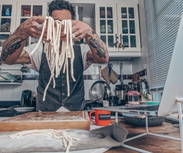 virtual cooking class team days pasta