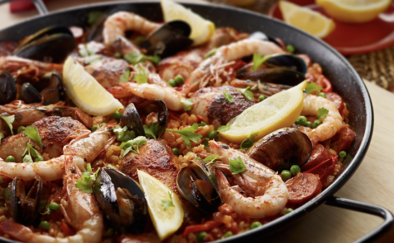Paella virtual cooking