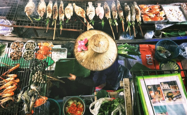 thai floating market